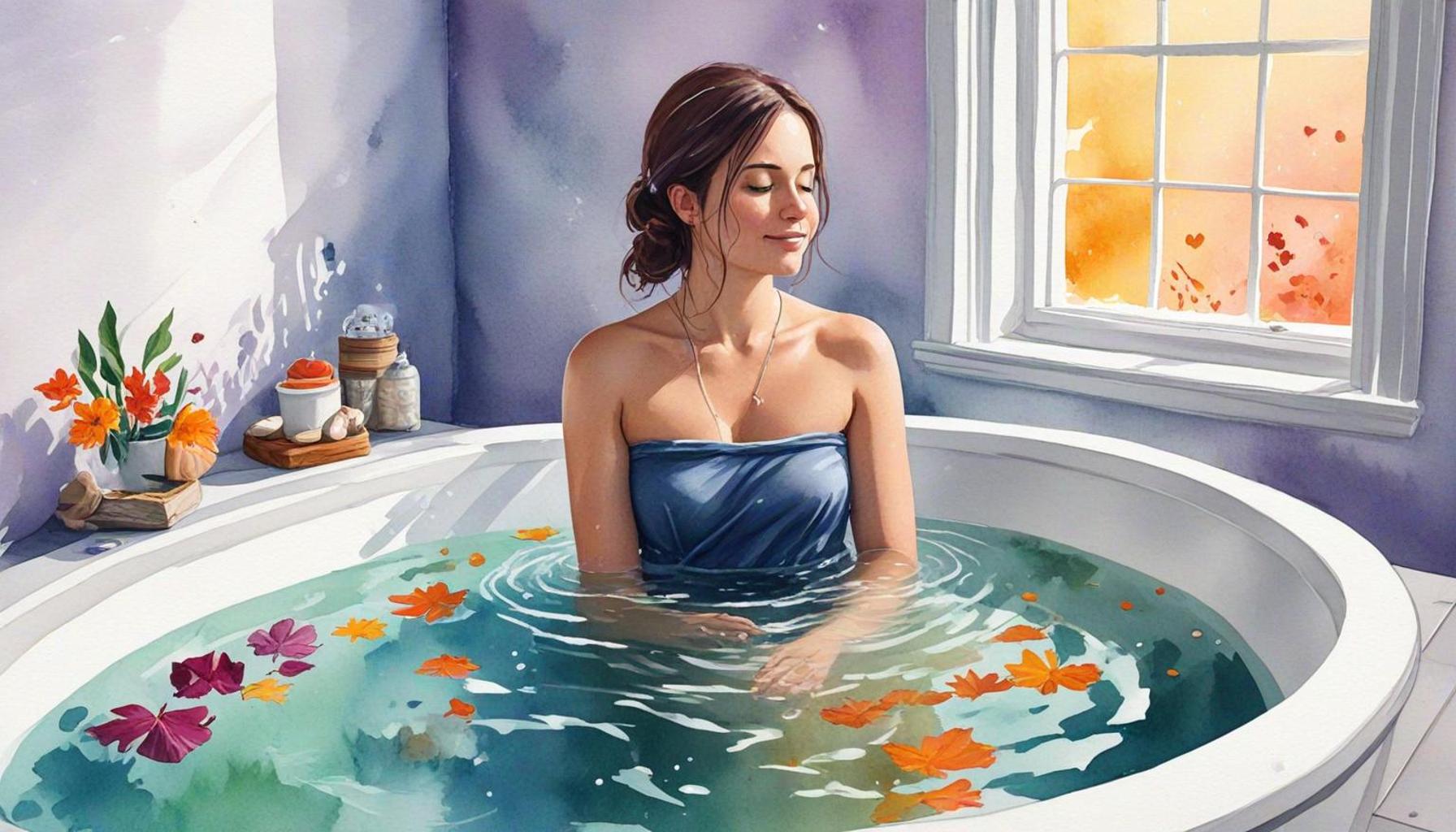 Incorporating Gratitude Practices in Bath Meditation: An Approach to Stress Reduction