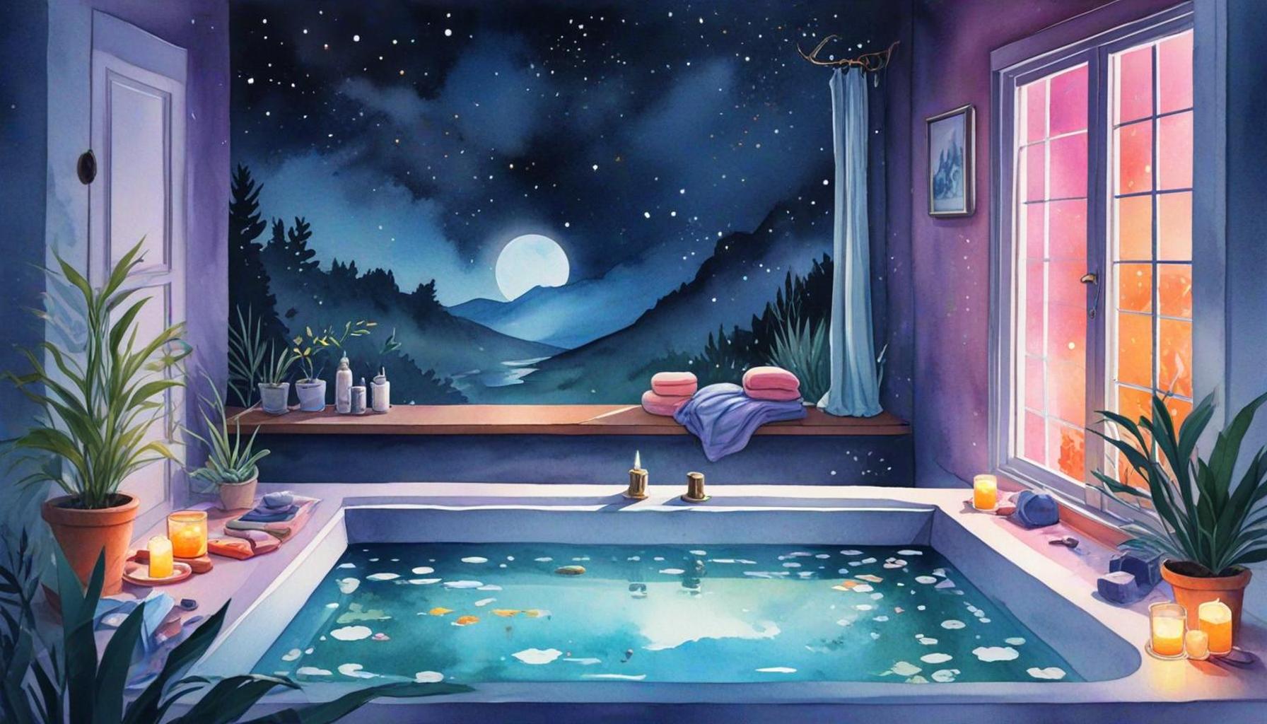 Creating a Nighttime Bath Ritual: How Meditation Can Promote Peaceful Sleep and Reduce Stress