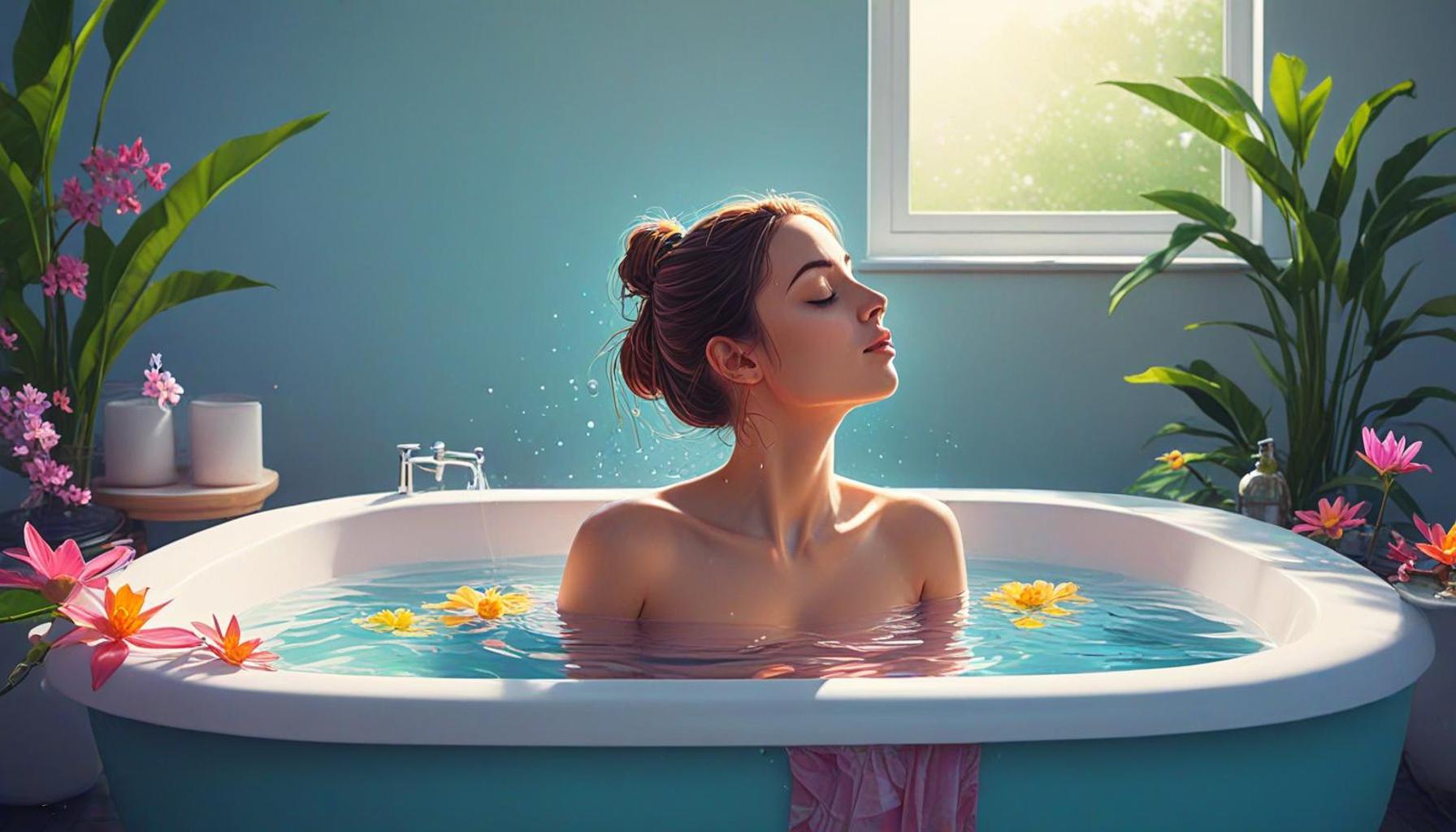 Breathing Techniques and Mindfulness During Bathing for a Relaxing Experience
