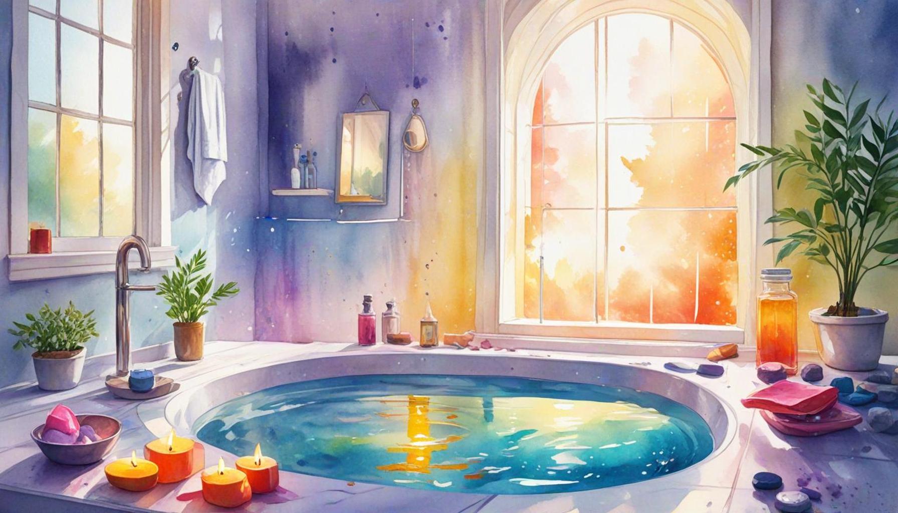 The Role of Light and Color in Bath Meditation to Harmonize Emotions