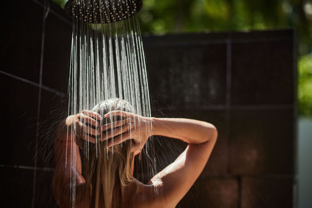 Finding peace through shower meditation?>