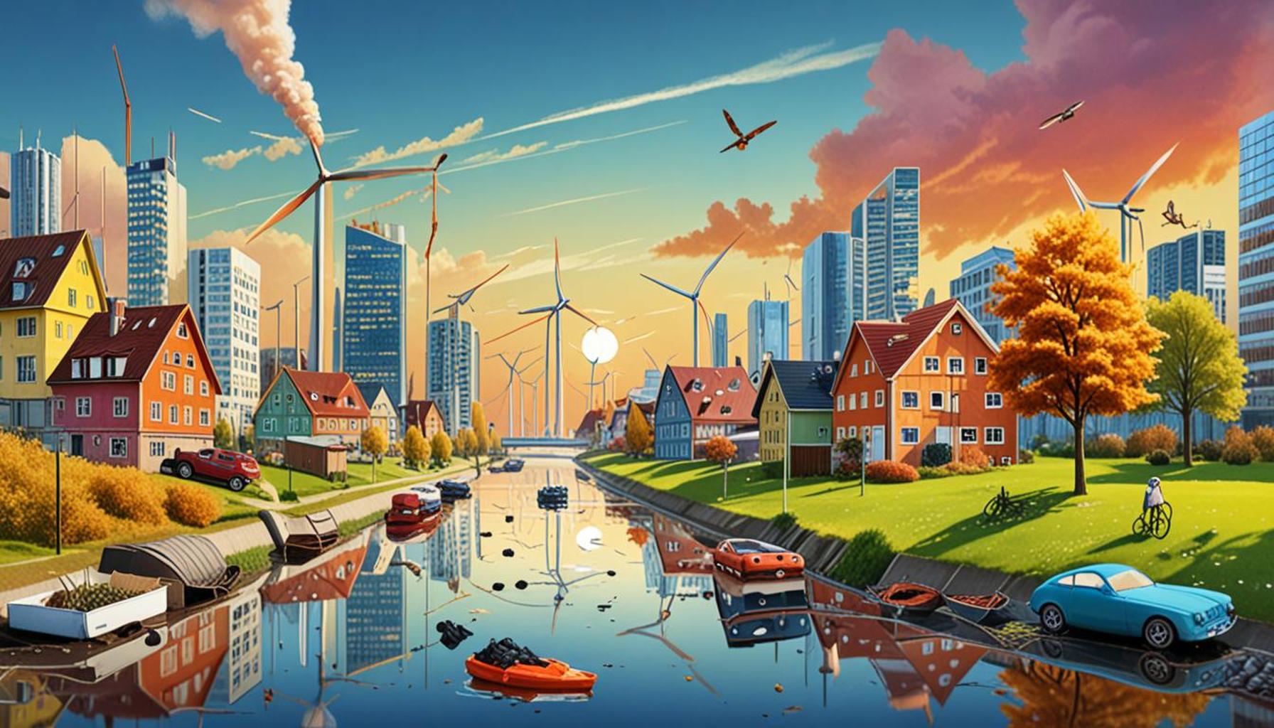 Die Auswirkungen des Klimawandels auf die deutsche Wirtschaft: Analyse von anfälligen Sektoren und Wachstumschancen