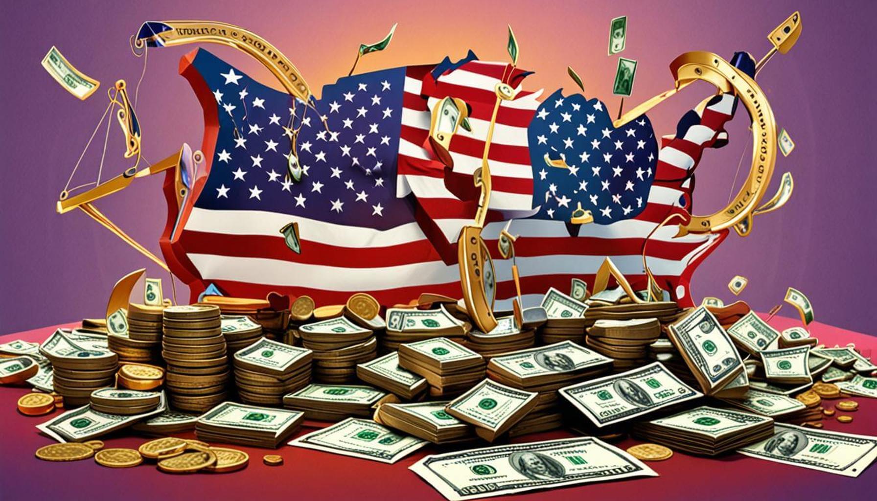 Influence of Fiscal Policies on Wealth Redistribution and Allocation in the USA