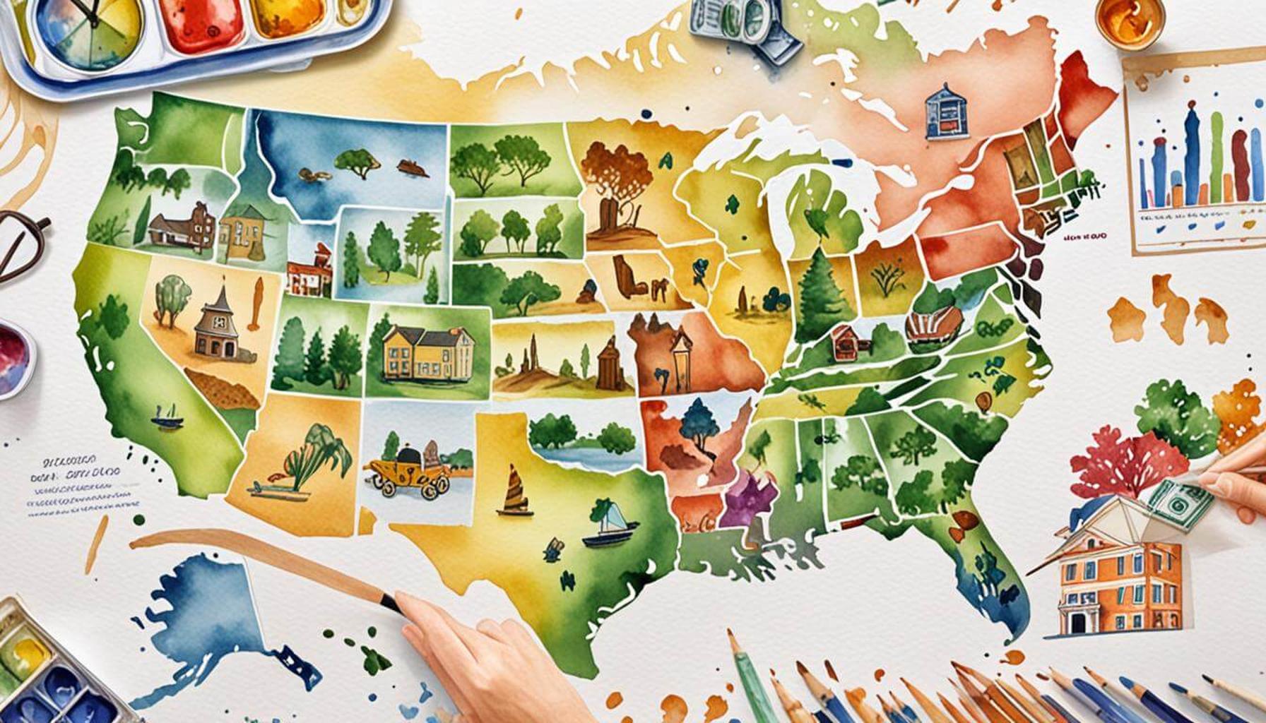 Comparative Analysis of Wealth Allocation among Different Regions of the USA