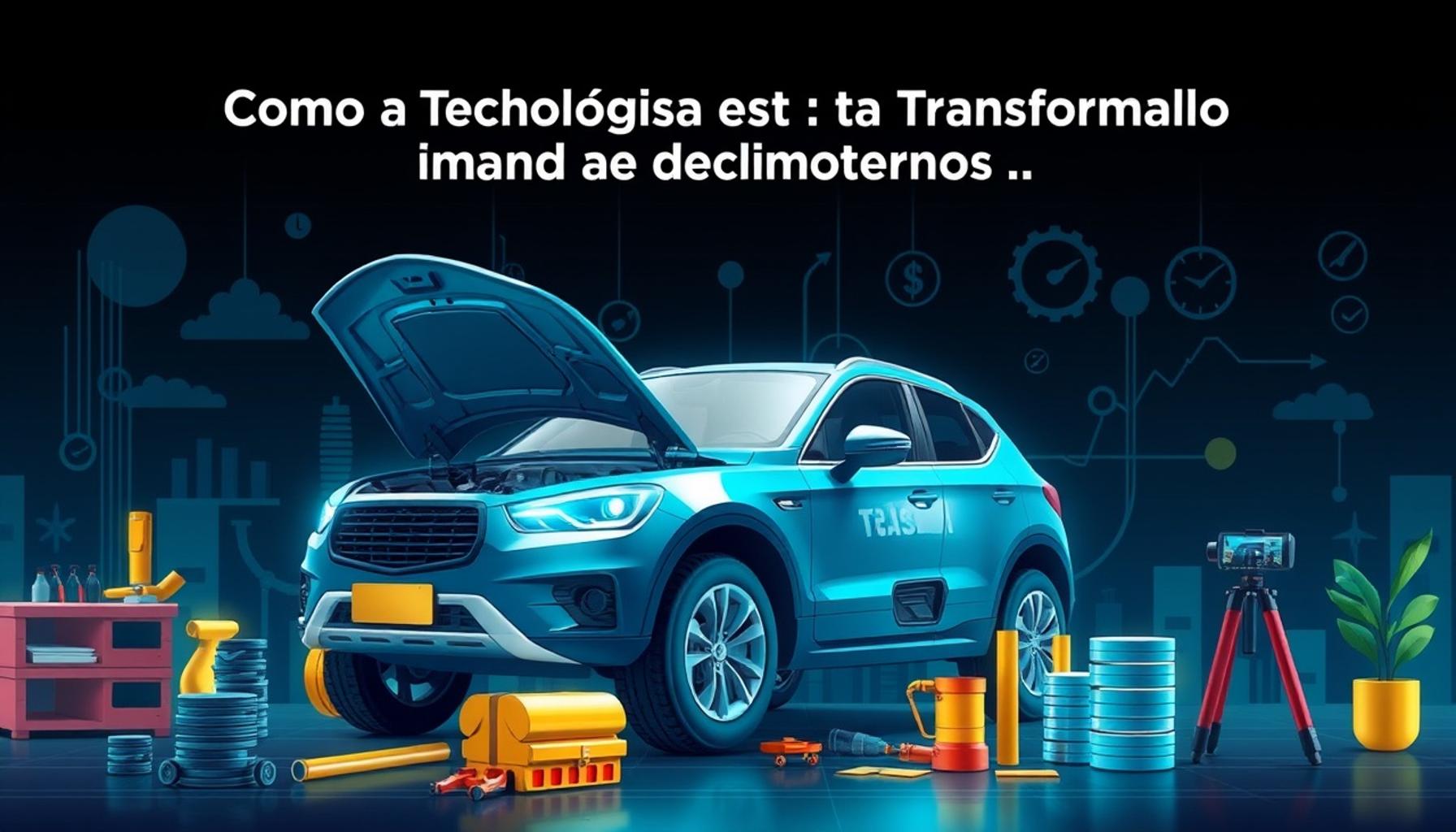 Como a Tecnologia Está Transformando a Manutenção de Veículos Modernos
